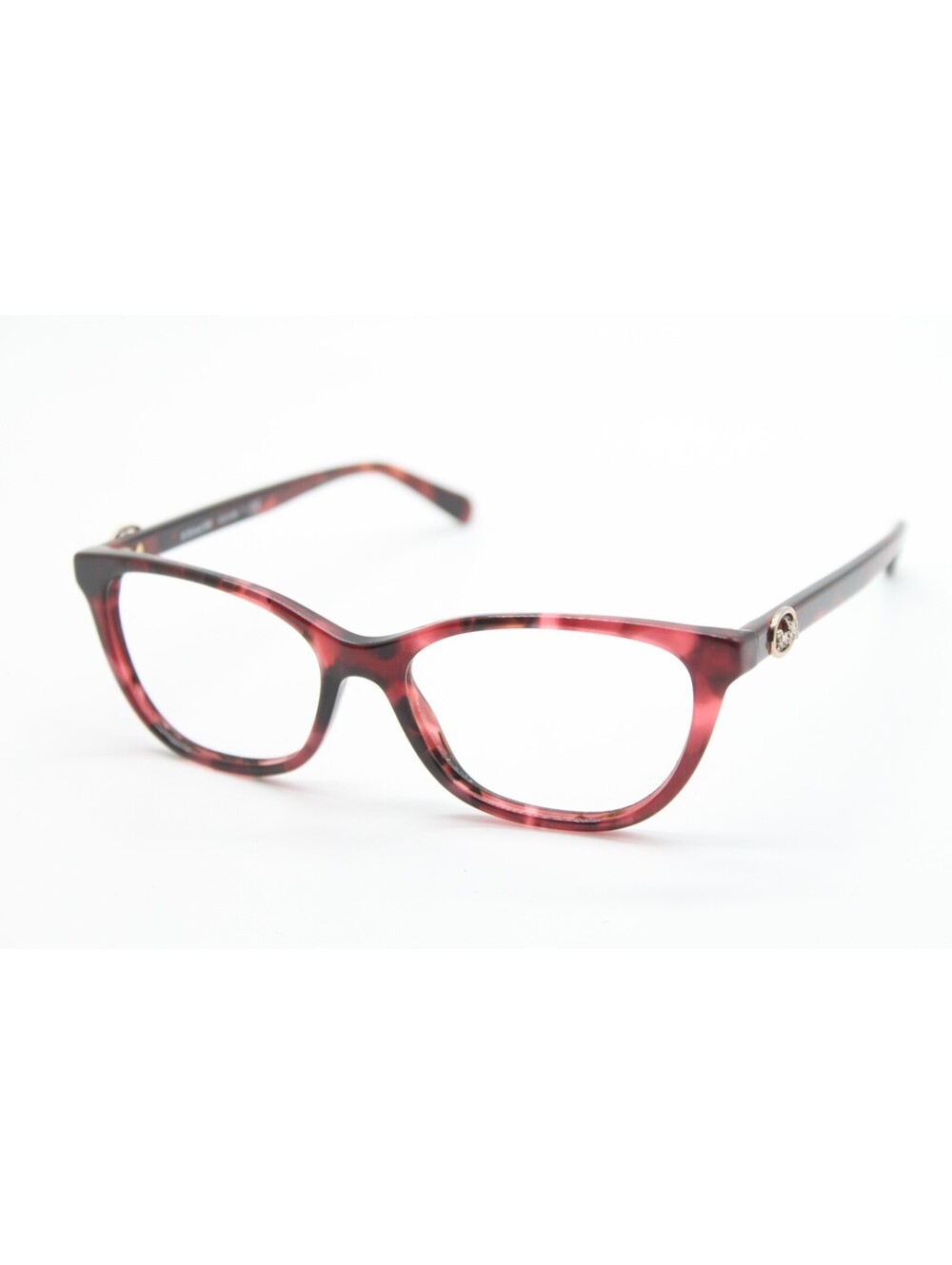 NEW COACH HC 6180 5658 (MILKY WINE TORTOISE) GOLD BLK AUTHENTIC EYEGLASSES 52-16